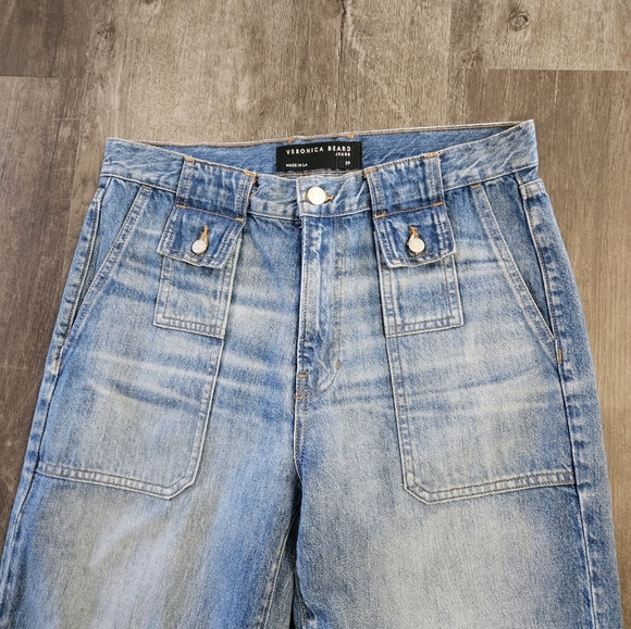 Veronica Beard Light Blue Flare Jeans - Picture 9 of 9